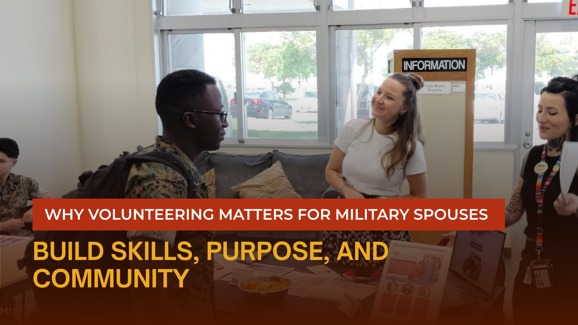 Why volunteering is important for military spouses