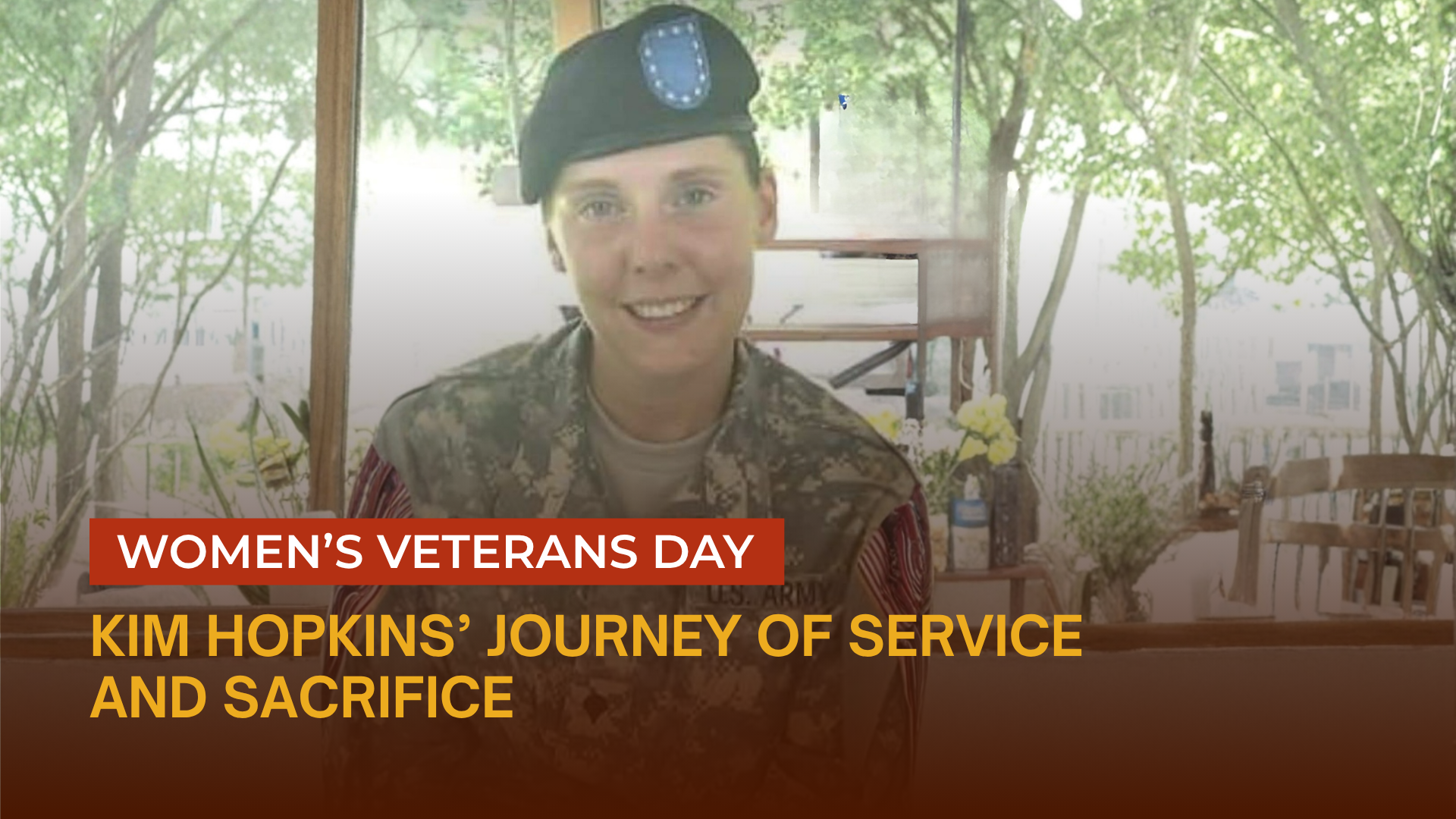 Women's Veterans Day: Kim Hopkins’ Path to Service